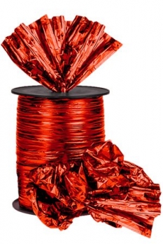 Geschenkband Polysilk 50ml rot metallic